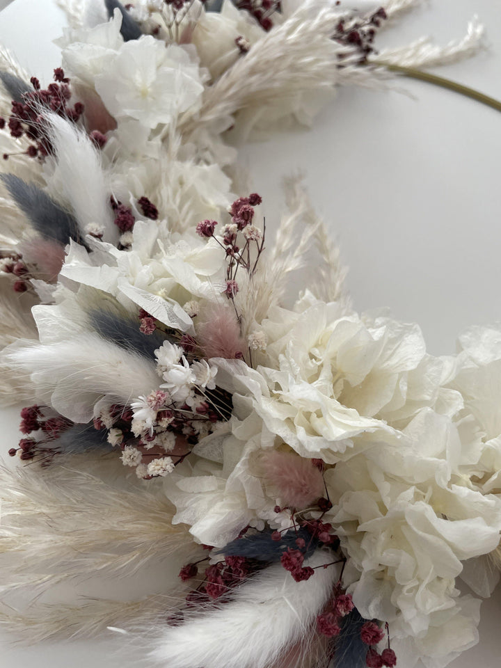 Trockenblumenkranz „Luise“ - www.Flower-Passion.com