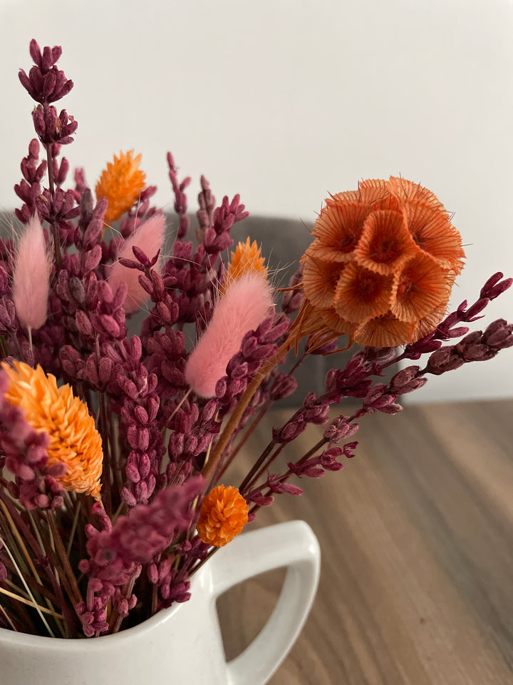 Trockenblumen Sträußchen "Lavandelkanne“ - www.Flower-Passion.com