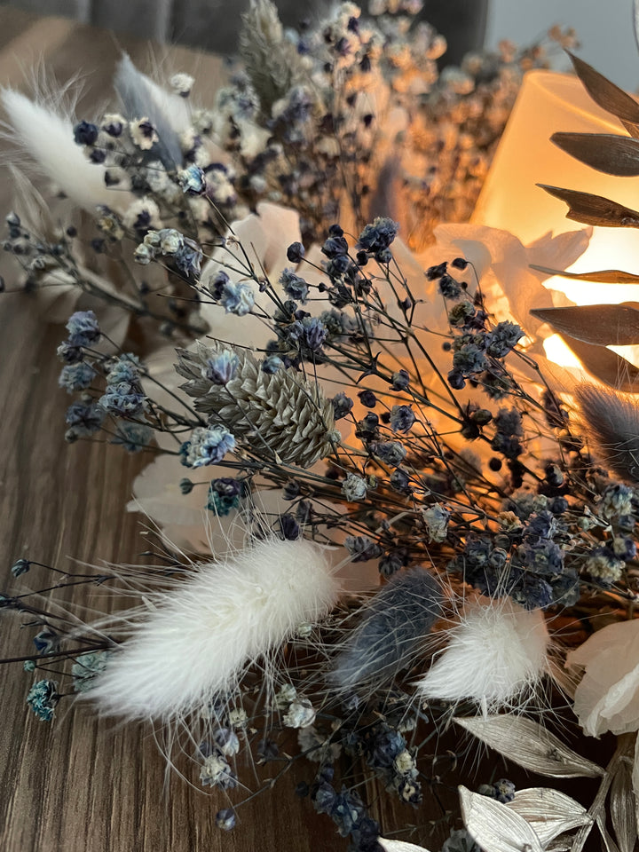 Trockenblumenkranz „Frozen“ - www.Flower-Passion.com