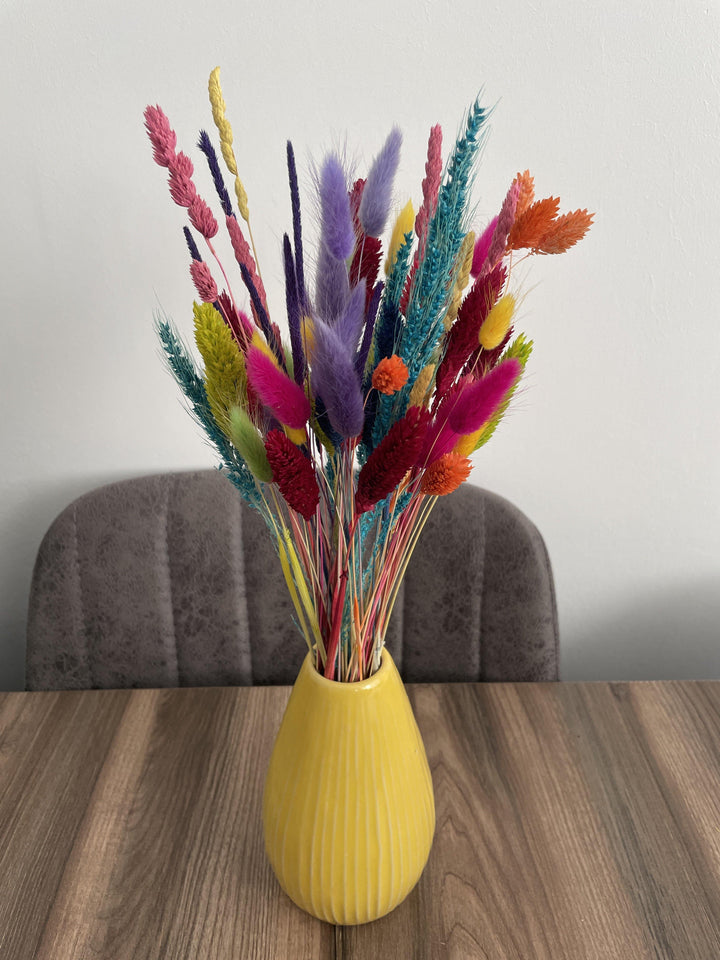 "Colours" Trockenblumenstrauß - www.Flower-Passion.com