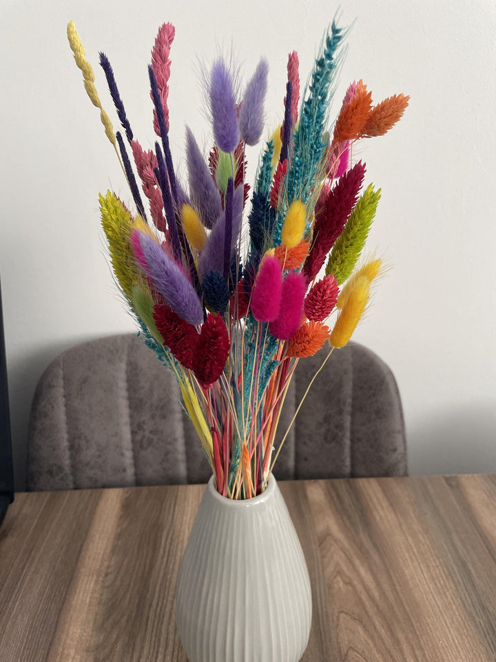 "Colours" Trockenblumenstrauß - www.Flower-Passion.com