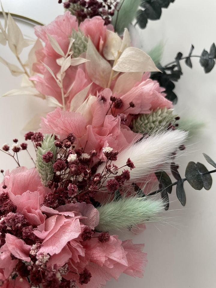 Trockenblumenkranz Roseline - www.Flower-Passion.com