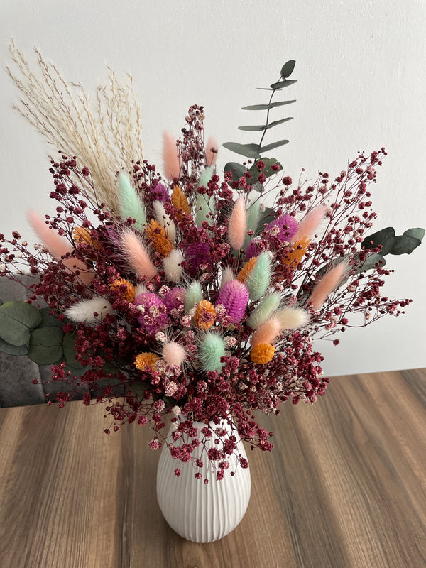 "Berry" Trockenblumenstrauß - www.Flower-Passion.com