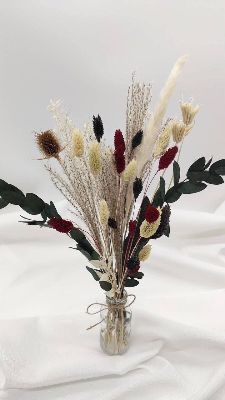 Trockenblumen Sträußchen “Hava” mit Vase - www.Flower-Passion.com