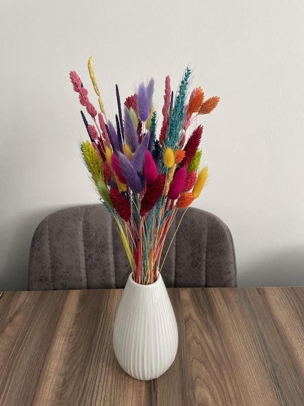 "Colours" Trockenblumenstrauß - www.Flower-Passion.com