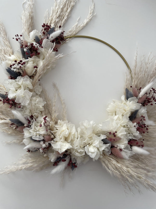 Trockenblumenkranz „Luise“ - www.Flower-Passion.com