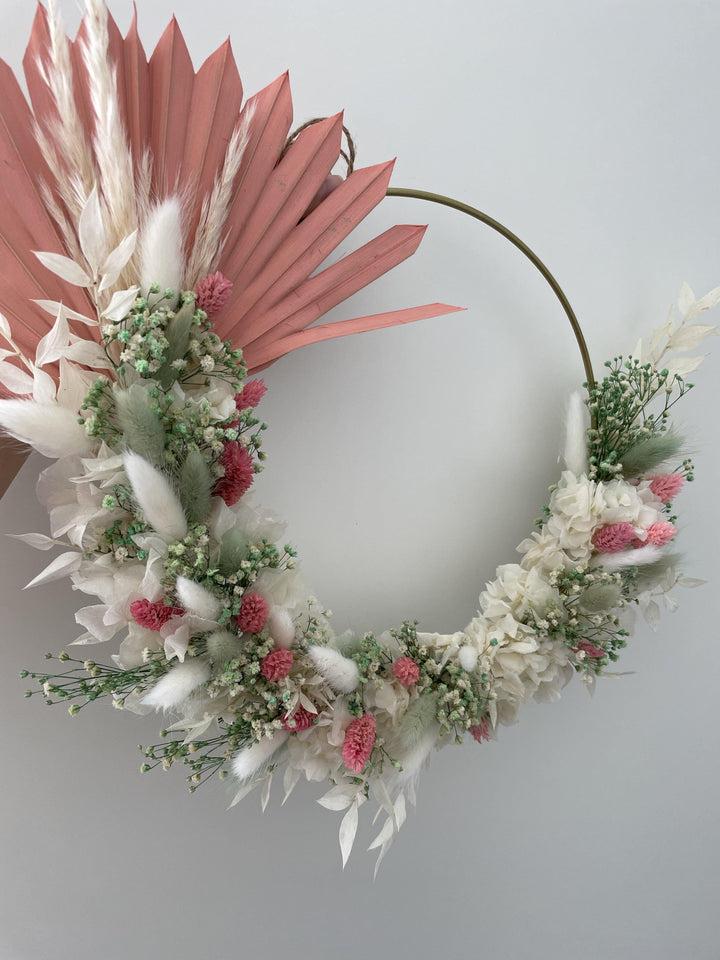 Trockenblumenkranz „Sommerlaune“ - www.Flower-Passion.com