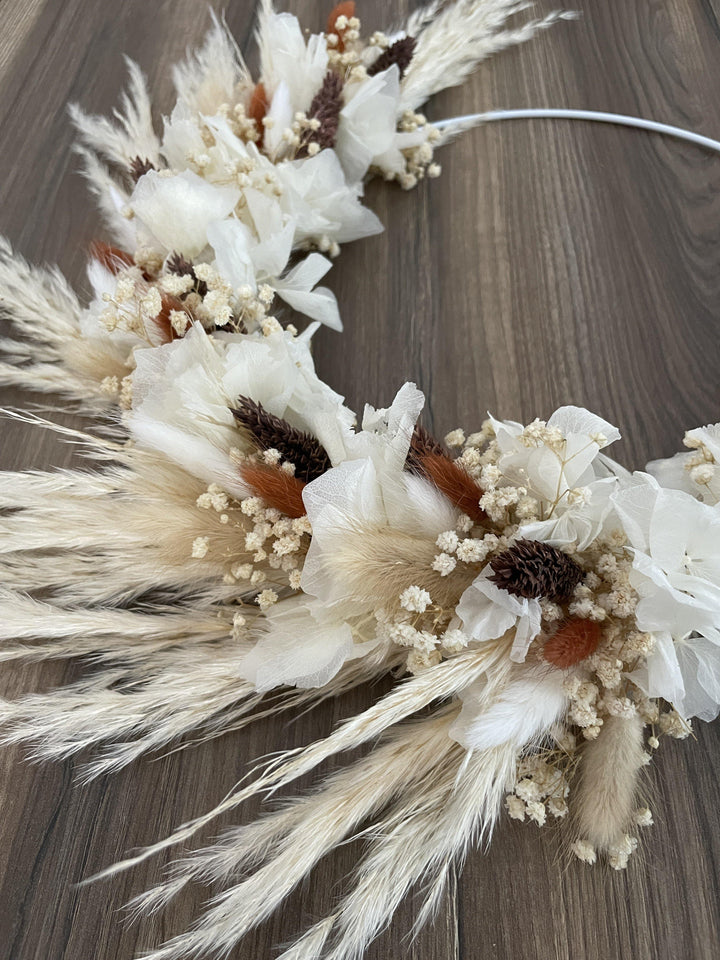 Trockenblumenkranz „Boho Love“ - www.Flower-Passion.com