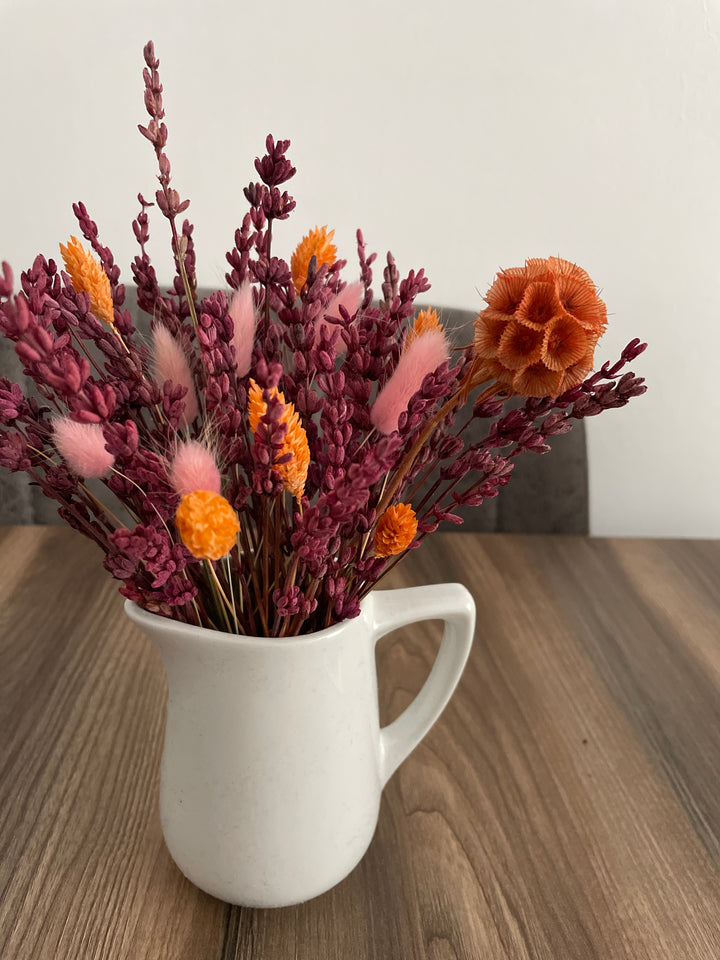 Trockenblumen Sträußchen "Lavandelkanne“ - www.Flower-Passion.com