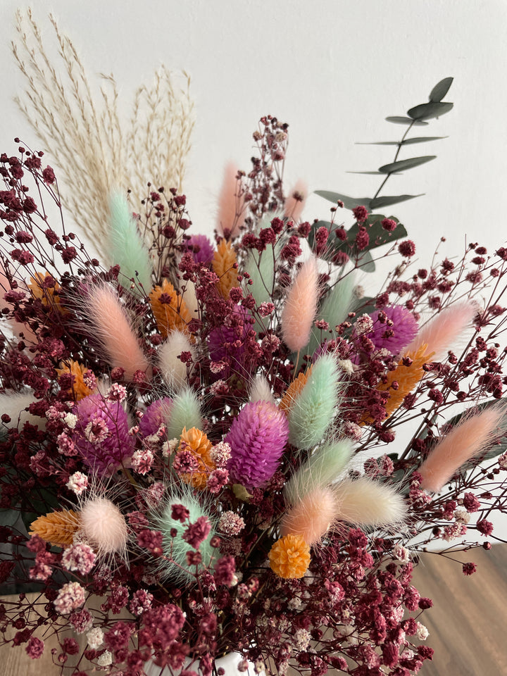 "Berry" Trockenblumenstrauß - www.Flower-Passion.com