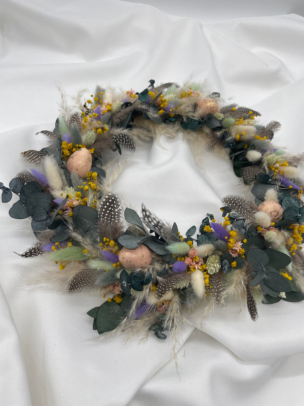 Trockenblumen Osterkranz - www.Flower-Passion.com