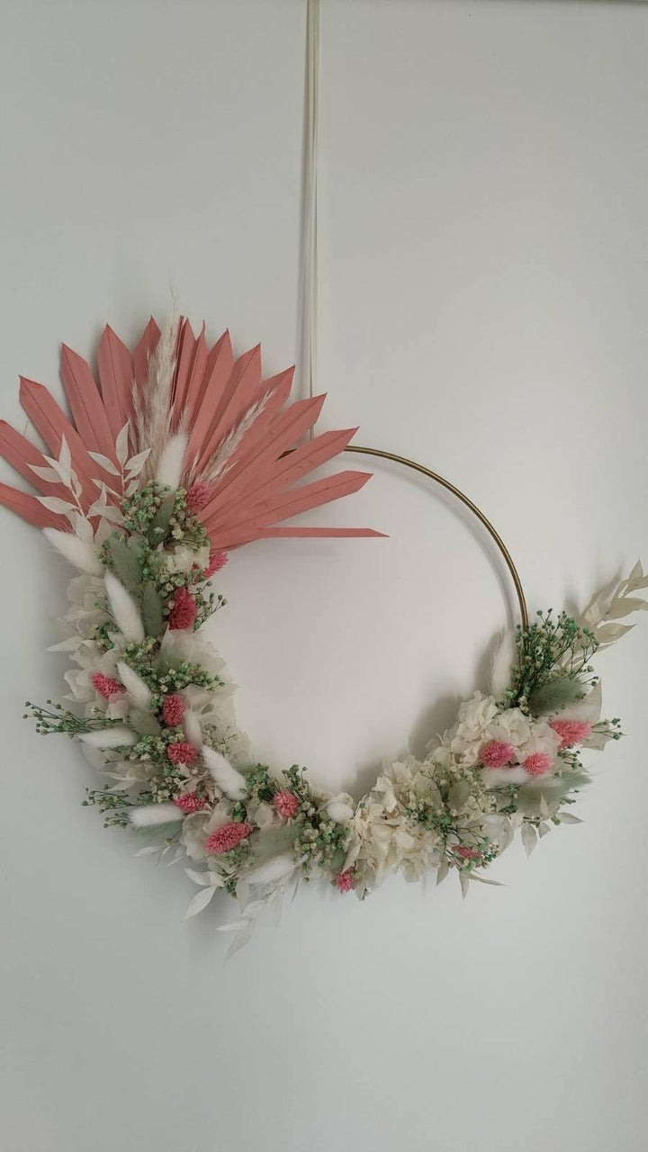 Trockenblumenkranz „Sommerlaune“ - www.Flower-Passion.com