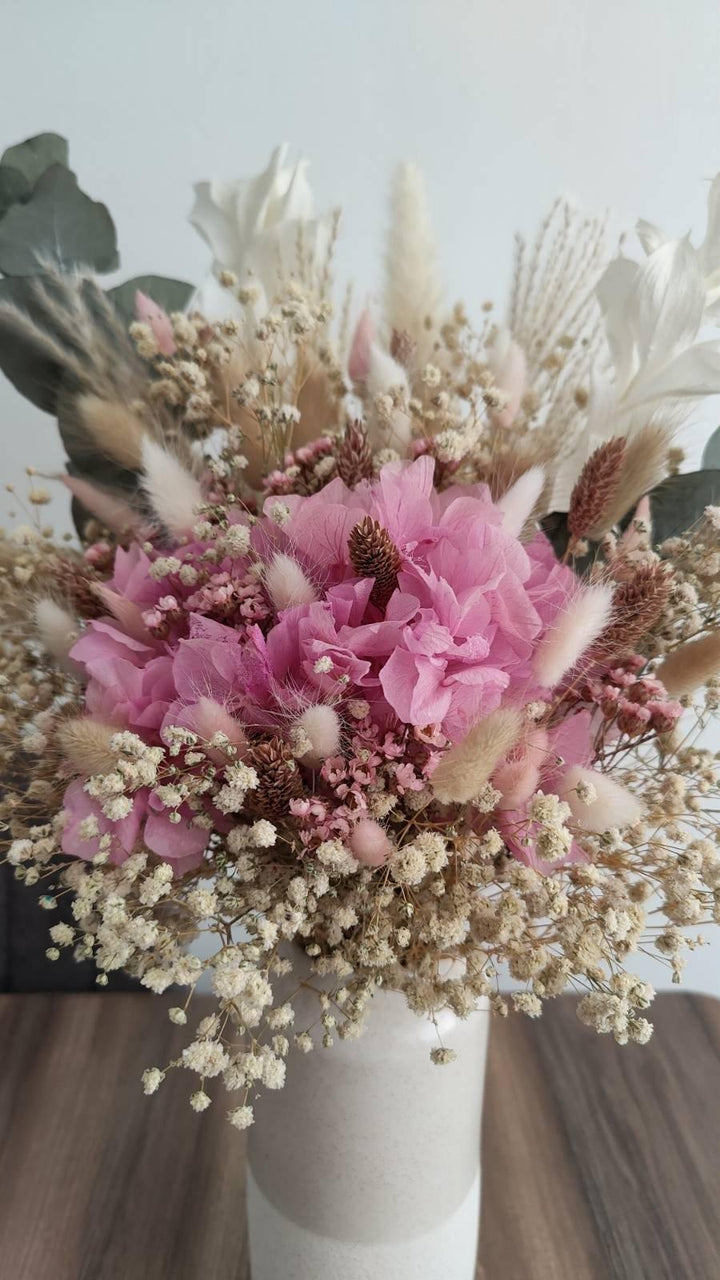 "Rose" Trockenblumenstrauß - www.Flower-Passion.com