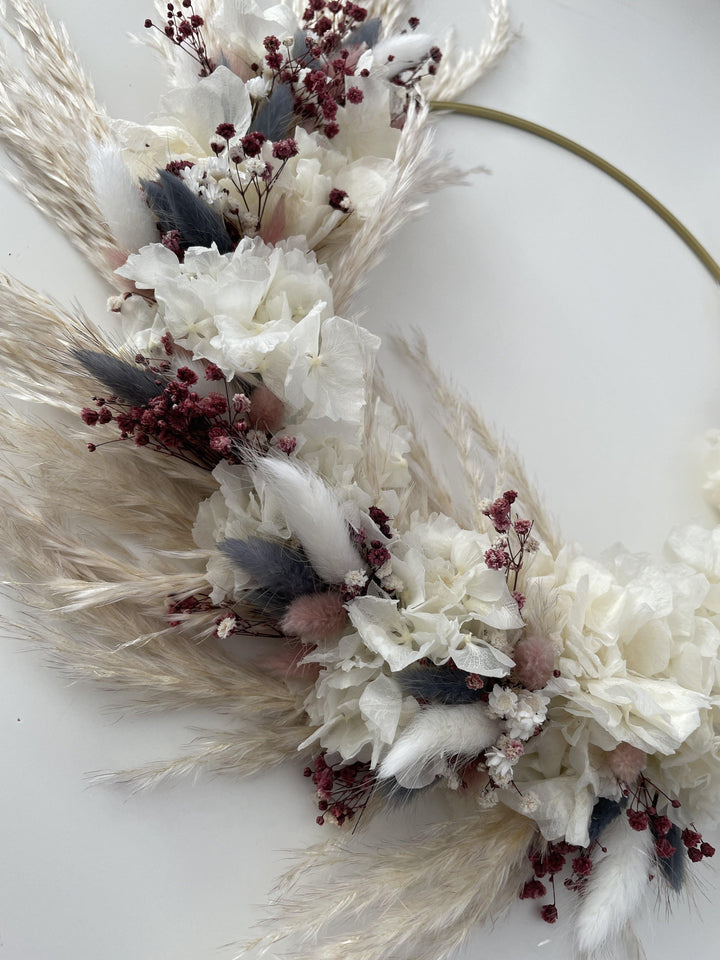 Trockenblumenkranz „Luise“ - www.Flower-Passion.com